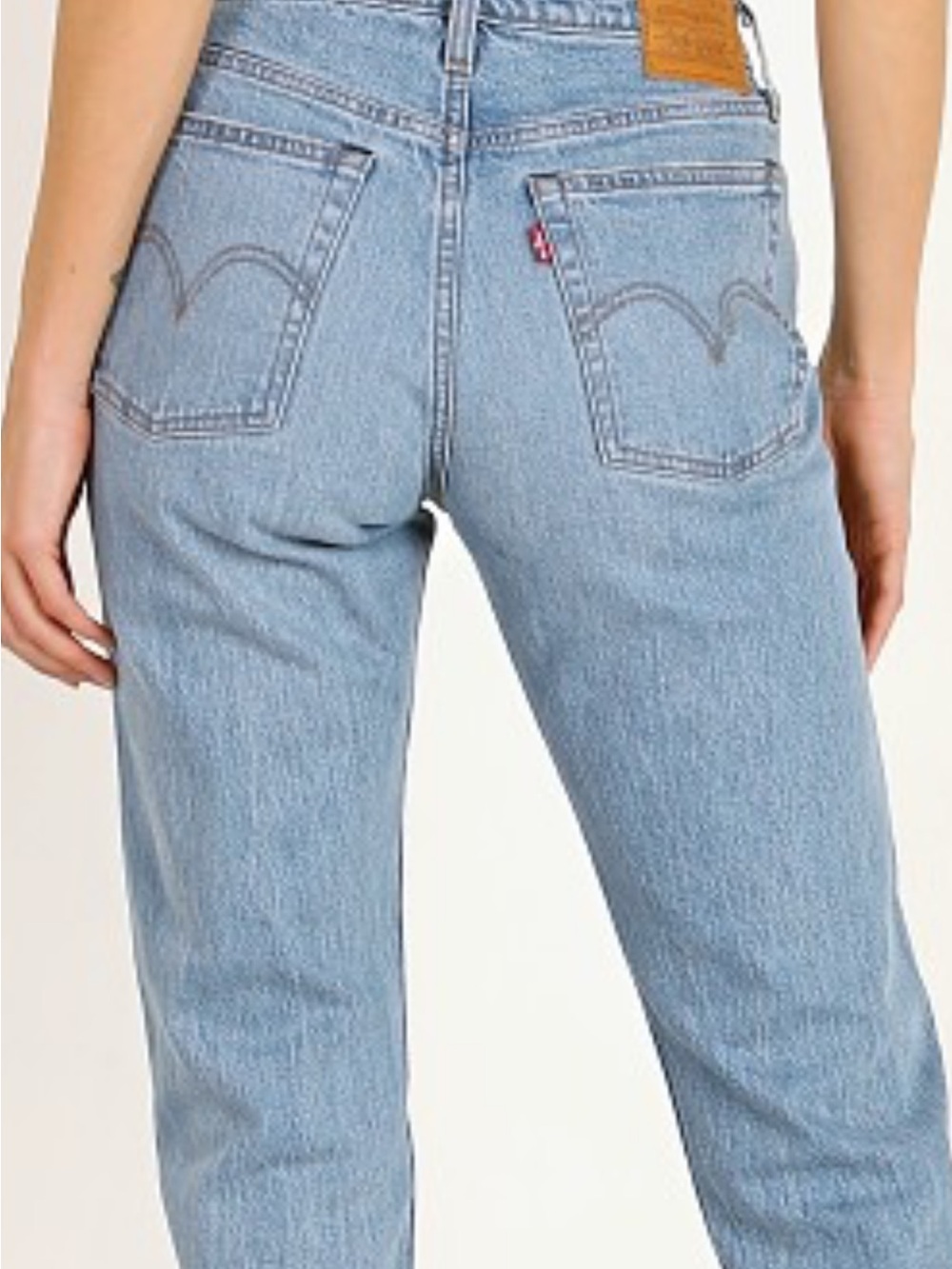Levi's Women's Light Wash Straight-Leg Wedgie Jeans from Revolve
